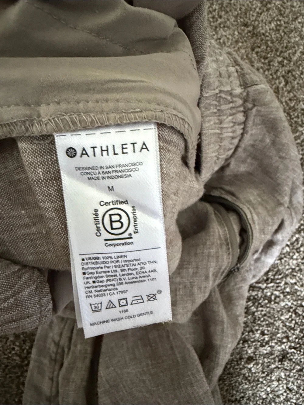 Athleta tan khaki